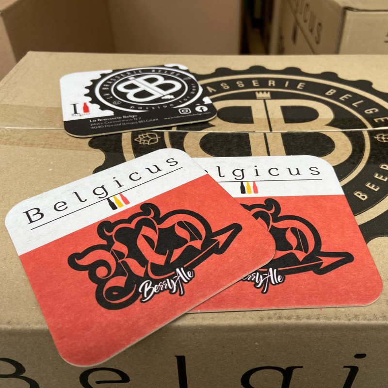 Sous-bock Belgicus RED